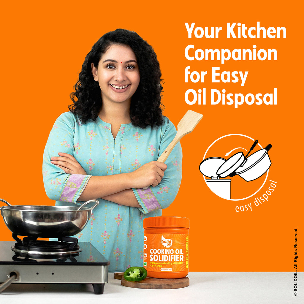 Cooking Oil Solidifier (Pack Of 40g)