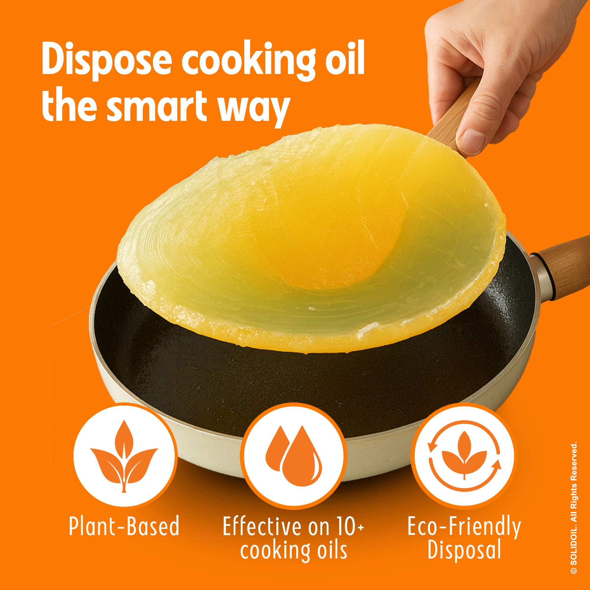 Cooking Oil Solidifier (Pack Of 40g)